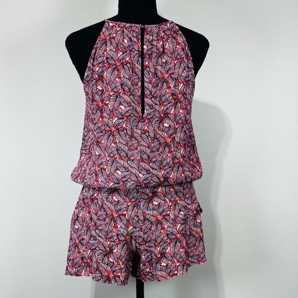 GAP Pink and Purple Spaghetti Strap Romper Shorts Size Medium Women’s - Picture 8 of 13
